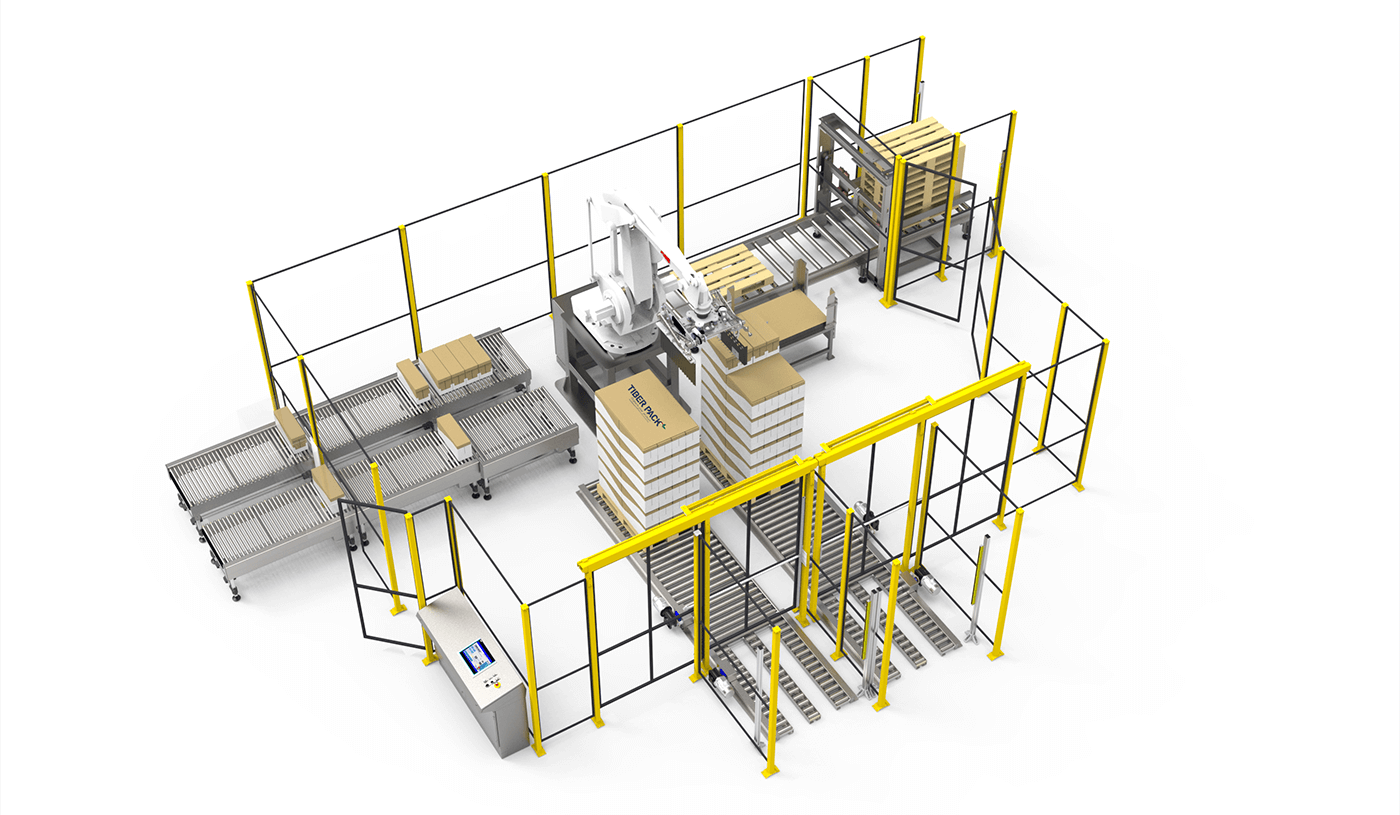 Tiber Pack Palletiser – Anthropomorphic Robot (P-10-A)